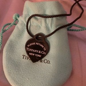 Rare Tiffany & Co Bone Heart Necklace